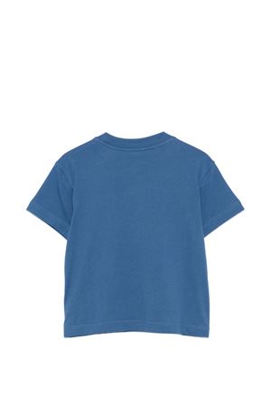 t-shirt in cotne blu PALM ANGELS KIDS | PBAA003S26JER001060
